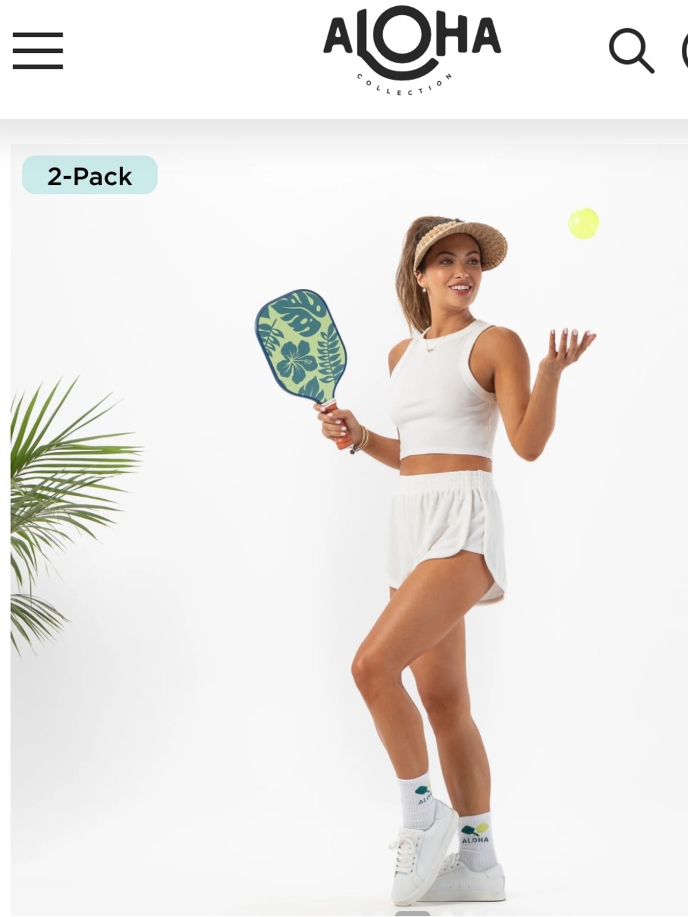 NEW Aloha Collection Waipi’o Pickleball Set Court - Picture 5 of 12